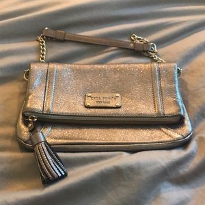 kate spade Metallic shoulder bag - Silver